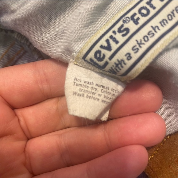 Vintage Levi's Jeans Levis for Men with A Skosh More Room Leather Tab - Picture 3 of 10